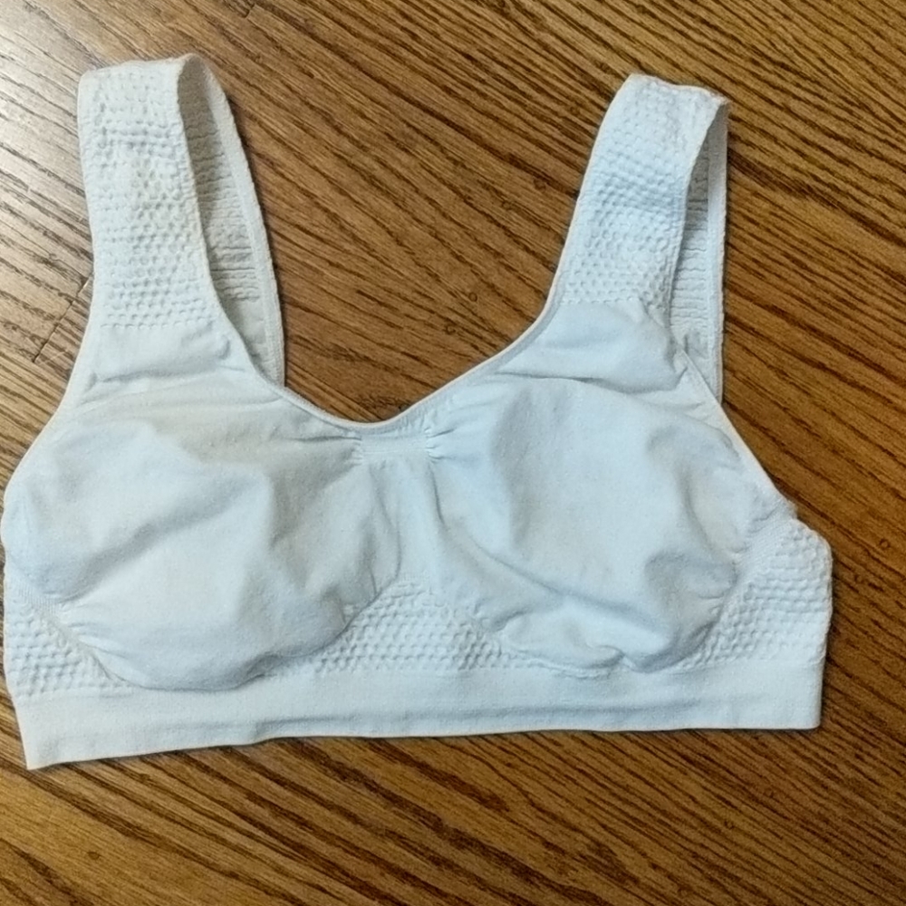 Comfy White Maternity / Nursing Bra, Small